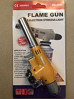 FLAME GUN Пальник (насадка) газовий із п'єзопідпалом на пропанові балончики ISO9001 (виробництво Китай)