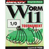 Крючок Decoy Worm 11 Tournament 04 9 шт уп (1013-1562.00.77) KN, код: 8075953