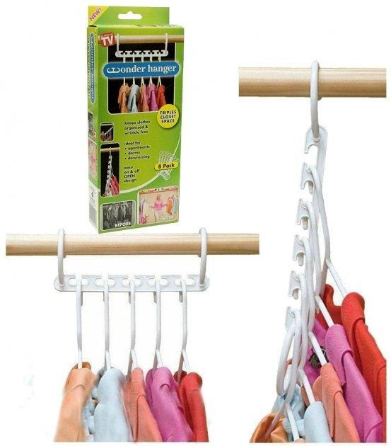 Підвісна вішалка для одягу New simple floor clothes rack 60х29, 5х151 см