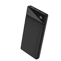 Универсальная мобильная батарея XO PR132 LED 4.5А PD+QC 3.0 22.5W 10000 mAh Micro-usb Lightni LD, код: 8152234