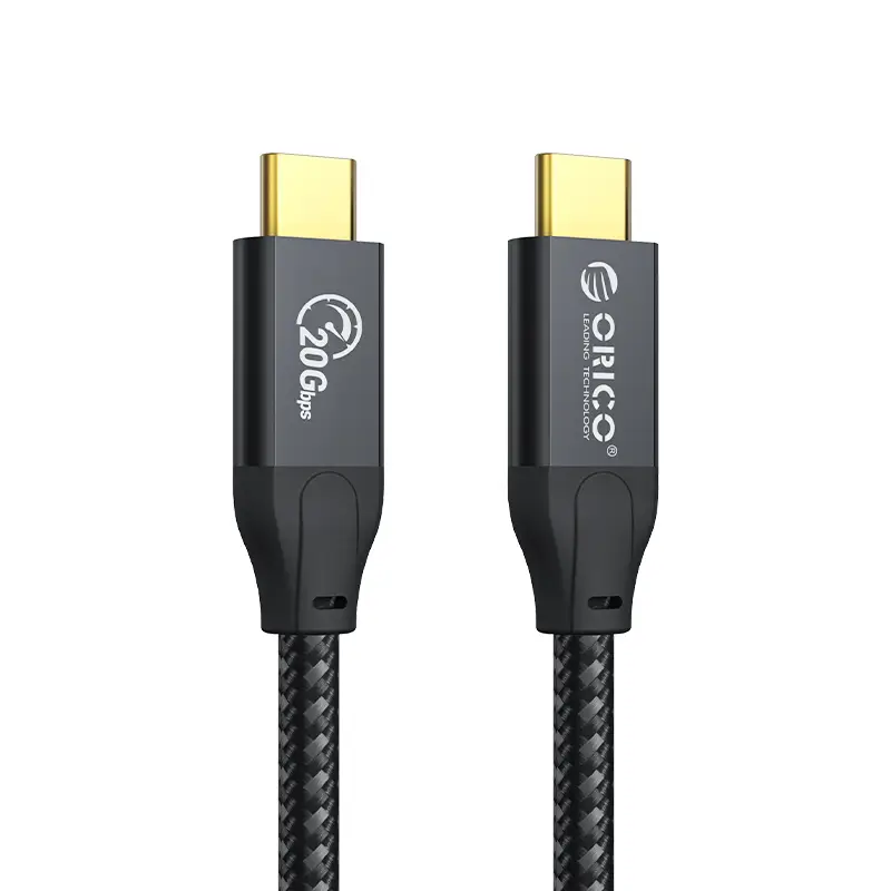 Кабель зарядний Orico USB Type-C 3.2 Gen2*2 100 Вт 5 А/20 В 20 Гбіт/с 4K@60 Гц PD QC 4.0 0.5 м Black (CM32-05-BK)