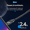 Кабель зарядний Orico USB Type-C 3.2 Gen2*2 100 Вт 5 А/20 В 20 Гбіт/с 4K@60 Гц PD QC 4.0 0.5 м Black (CM32-05-BK), фото 5