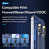 Кабель зарядний Orico USB Type-C 3.2 Gen2*2 100 Вт 5 А/20 В 20 Гбіт/с 4K@60 Гц PD QC 4.0 0.5 м Black (CM32-05-BK), фото 11