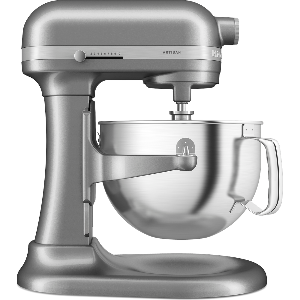 Професійний міксер - тістоміс KitchenAid 5KSM60SPXECU з підйомною чашею 5,6 л, сріблястий