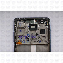Дисплей Samsung A528 Violet A52s 2021 (GH82-26863C) сервісний оригінал у складі з рамкою, фото 5