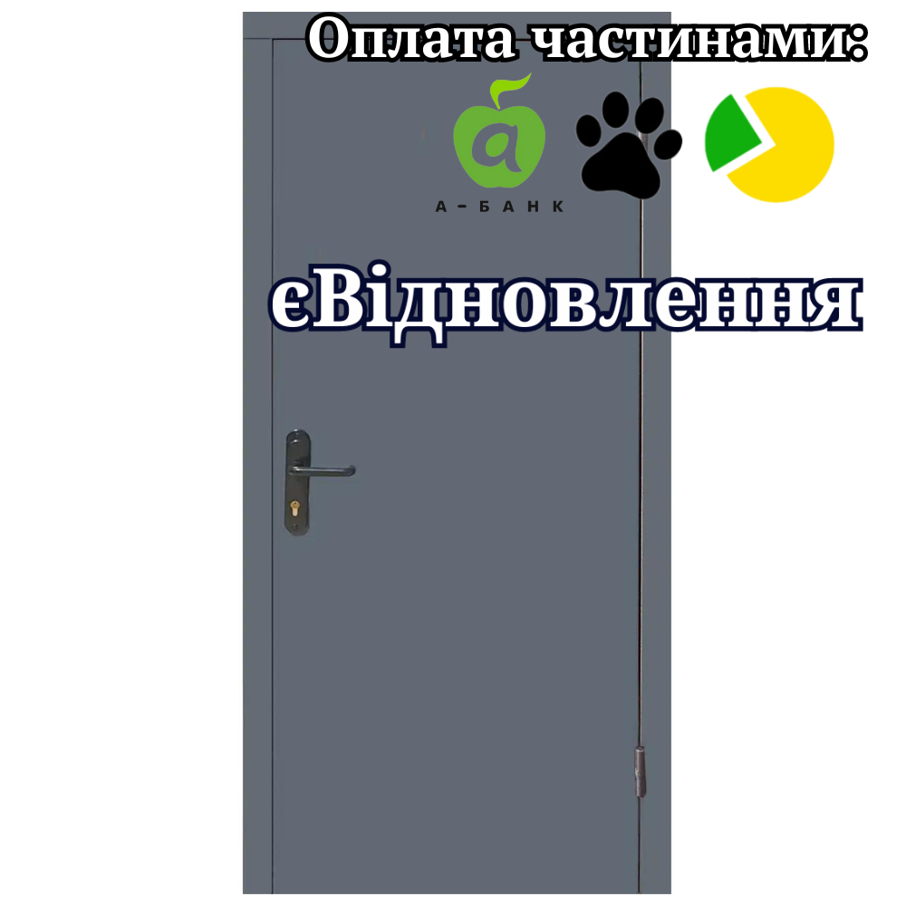 Технічні двері 2 листа металу Redfort (з лиштвою +400 грн)