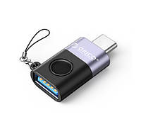 Адаптер-переходник Orico Type-C - USB 2.0 OTG 22.5W 480 Мбит/с Black (ORICO-WCA-BK-BP)