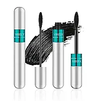 Тушь для ресниц Vibely Mascara 4D 2 в 1 удлинение и водостойкость