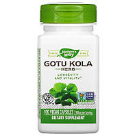 Экстракт Готу Кола Nature's Way Gotu Kola 100 вегетарианских капсул