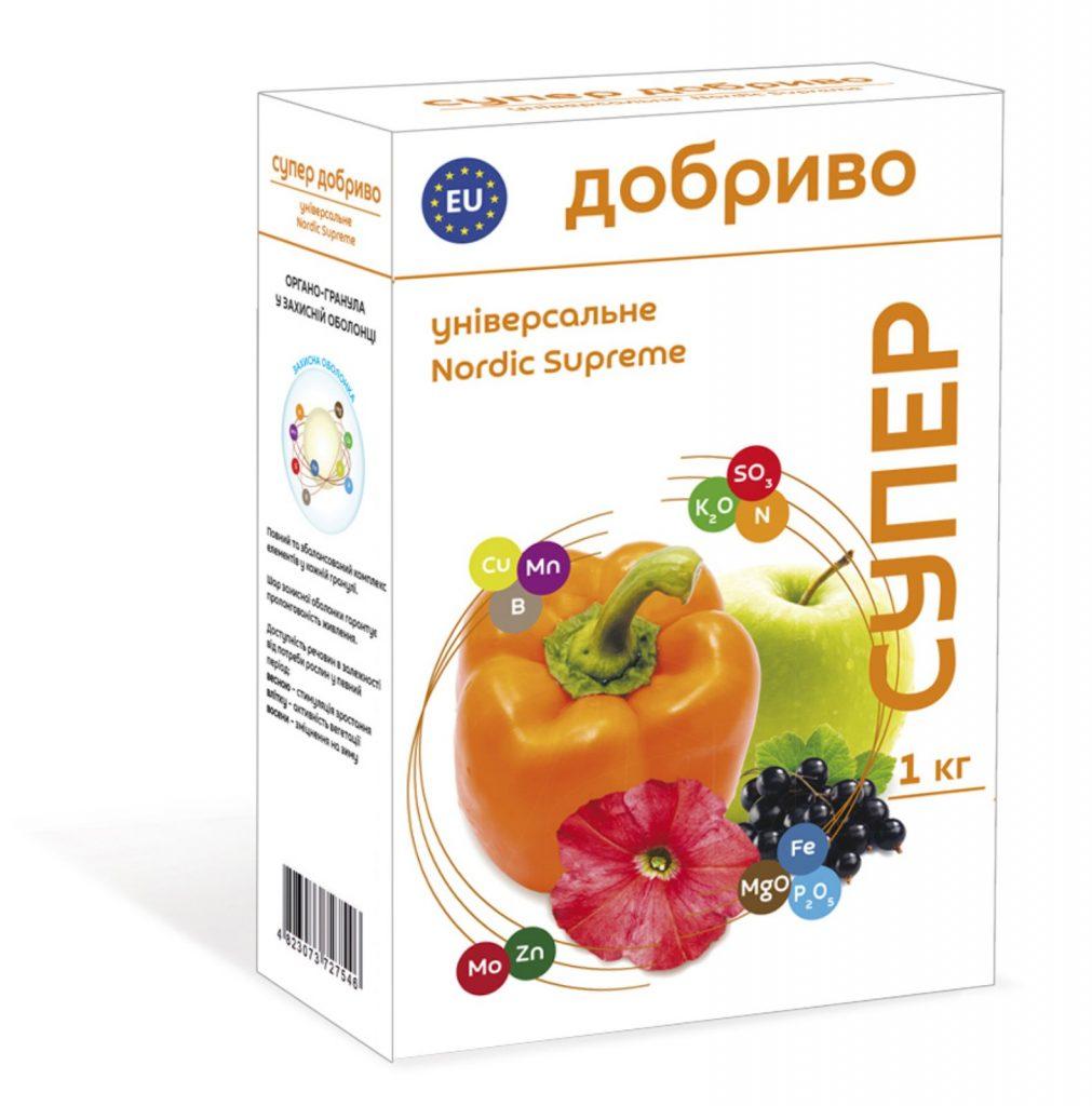 Супер Добриво універсальне Nordic Supreme, 1 кг (Польща)