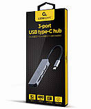 Адаптер USB-С на 1х USB 3.1 Gen1 (5 Gbps), 2 х USB 2.0 кардридер Cablexpert UHB-CM-CRU3P1U2P2-01 — MegaLavka, фото 2