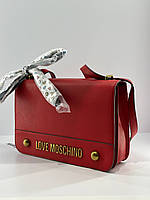Женская сумка кожаная Love Moschino