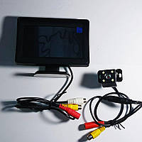 Комплект відеоспостереження для автомобіля-камера заднього виду з підсвічуванням, монітор 4,3 дюйми