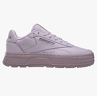 Кожаные кроссовки reebok cb dble g jn99 whiblu/whiblu нежно фиолетовые