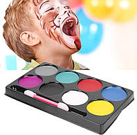 Краски для лица и тела на водной основе для вечеринок и Хэллоуина  Аквагрим 8 цветов