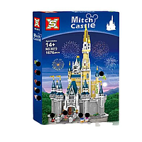 Блочний конструктор mitch castle №9072 1676 деталей Замок Дісней 14+