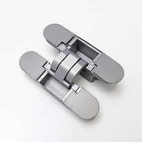 Петля дверна прихована ANSELMI AN 172 30Х125 ММ (30 КГ) матовий хром з ковпачками