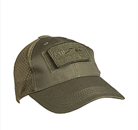 Бейсболка з сіткою Олива Mil-Tec BASEBALL CAP NETZ OLIV (12317601)