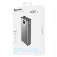 Портативная Батарея павербанк внешний аккумулятор Proove Guardian 22.5W 20000mAh