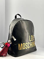 Женский кожаный портфель Love Moschino