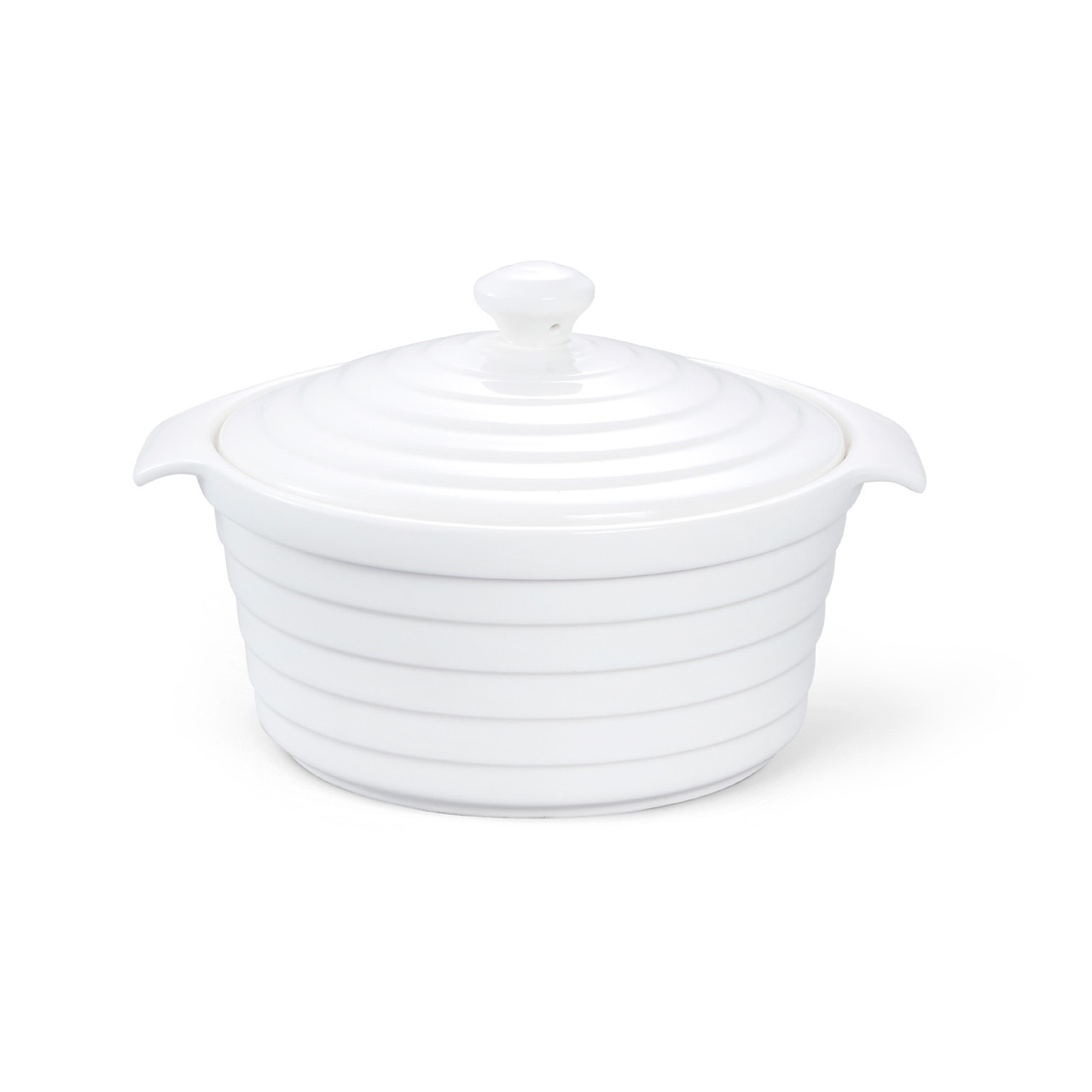 Каструля для подавання з кришкою "Horeca" 16х8.5см/750 мл із порцеляни Fissman, фото 1