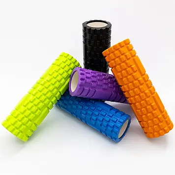 Масажний ролик міні 8 мм Салатовий, Помаранчевий