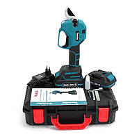 Аккумуляторний секатор Makita DUP 375 (24V 5AH) АКБ Електро Веткорез для сада Макита електросекатор Индикатор