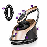 Відпарювач, праска з парогенератором Mozano Smart Care 2500 W Gold, фото 9