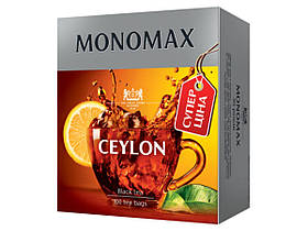 Чай чорний "Monomax" 100 пакетиків Ceylon Tea
