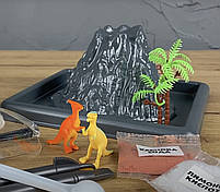 Гра набір дослідів Вулкан "4FUN Game Club", розкопки, історична реконструкція, виверження вулкана, в кор 18*18*9см (44863), фото 2