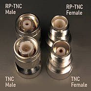 Перехідник антенний RP-SMA Female to RP-TNC Male з'єднувач конектор адаптер для антени, подовжувачів, фото 7