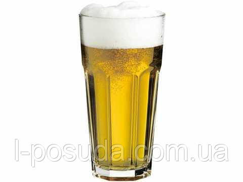 Высокий стакан с гранями 475 мл для пива и мохито (упаковка 12 штук) - фото 1 - id-p2110897712