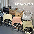 Сумочка жіноча містка 31*22 см на блискавці зі штучної шкіри в різних кольорах Fedya, фото 2