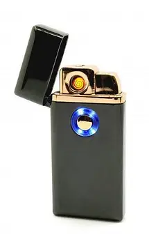 Запальничка USB TH 705 2IN1 Газ + USB Charge 5408 Чорна Лучшая цена