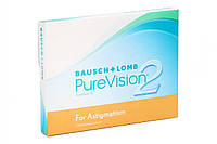 Purevision 2 FOR ASTIGMATISM (Упаковка 3 шт) 1 месяц Контактные Линзы пурвижн