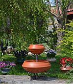 Вазон-піраміда для квітів дворівнева GrunWelt 600