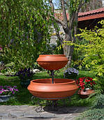 Вазон-піраміда для квітів дворівнева GrunWelt 750