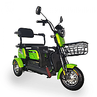 Электроскутер Трехколесный Трицикл FADA BULLi (1000W, 72V,20Ah) Зеленый