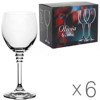 Набор бокалов для вина Bohemia Olivia 240мл 6 шт B40346