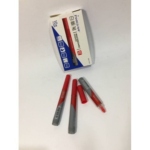 Маркер Marco No8600-10CB whitebord круглий (червоний)