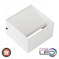 Світильник-бра настіний білий 8W, нейтральний білий 4200К. Horoz Electric "TRUVA"