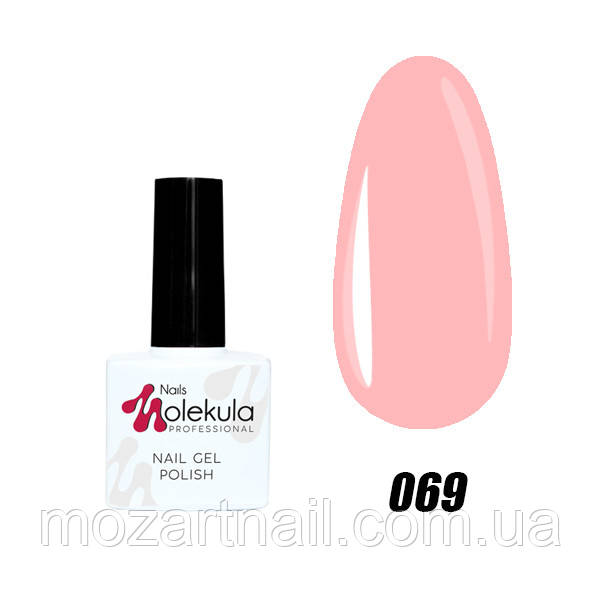 Гель-лак Nails Molekula 69 (світло-рожевий), 11ml, фото 1