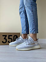 Adidas Yeezy Boost 350 v2 Static (Топ качество) Чоловічі кросівки 40 (25,5 см) Адідас Ізі буст 350 статік білі