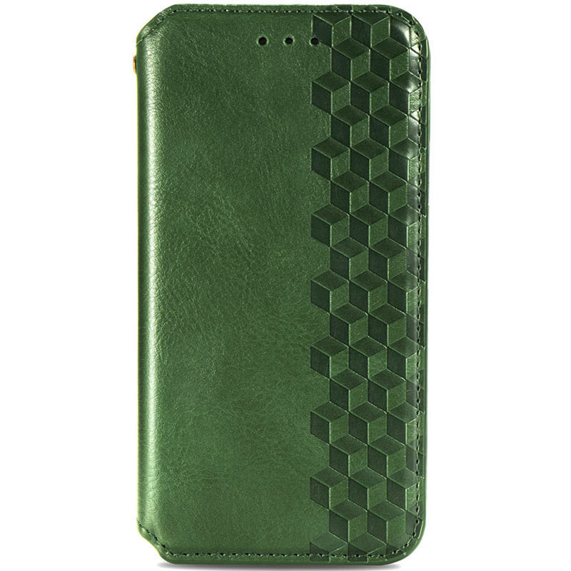 Шкіряний чохол-книжка GETMAN Cubic (PU) для Xiaomi Redmi Note 10 Pro / 10 Pro Max Зелений