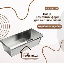 Форма для випікання хліба, тортів, пасок і кулічів: 28х11; висота: 8 см