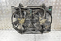 Вентилятор радиатора комплект 2 секции 5 лопастей+5 лопастей с диффузором (дефект) Nissan X-Trail (T30)