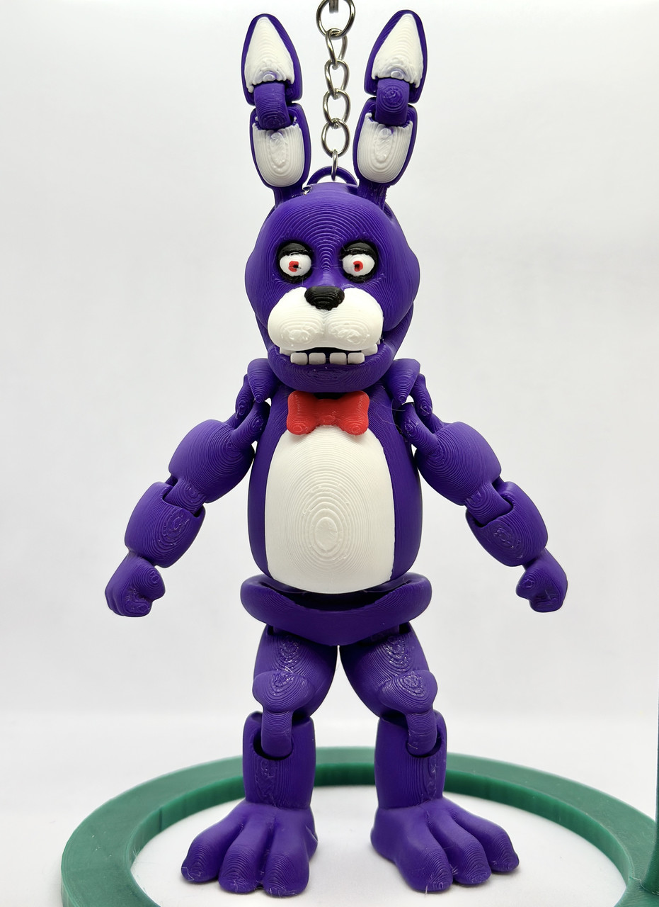 Брелок Bonnie пʼять ночей у Фредді (five nights at freddy's) надрукувано на 3д принтері, фото 1
