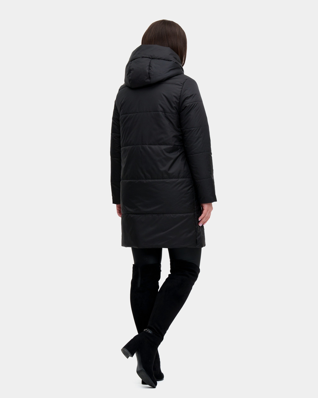 Стильная чёрная куртка от производителя 48-66 размер - фото 2 - id-p2110906265