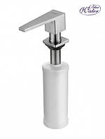 Дозатор миючого засобу BLUE WATER symetric inox, диспенсер