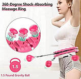 Хулахуп, масажний обруч Intelligent Hulahoop 8767, рожевий, фото 4